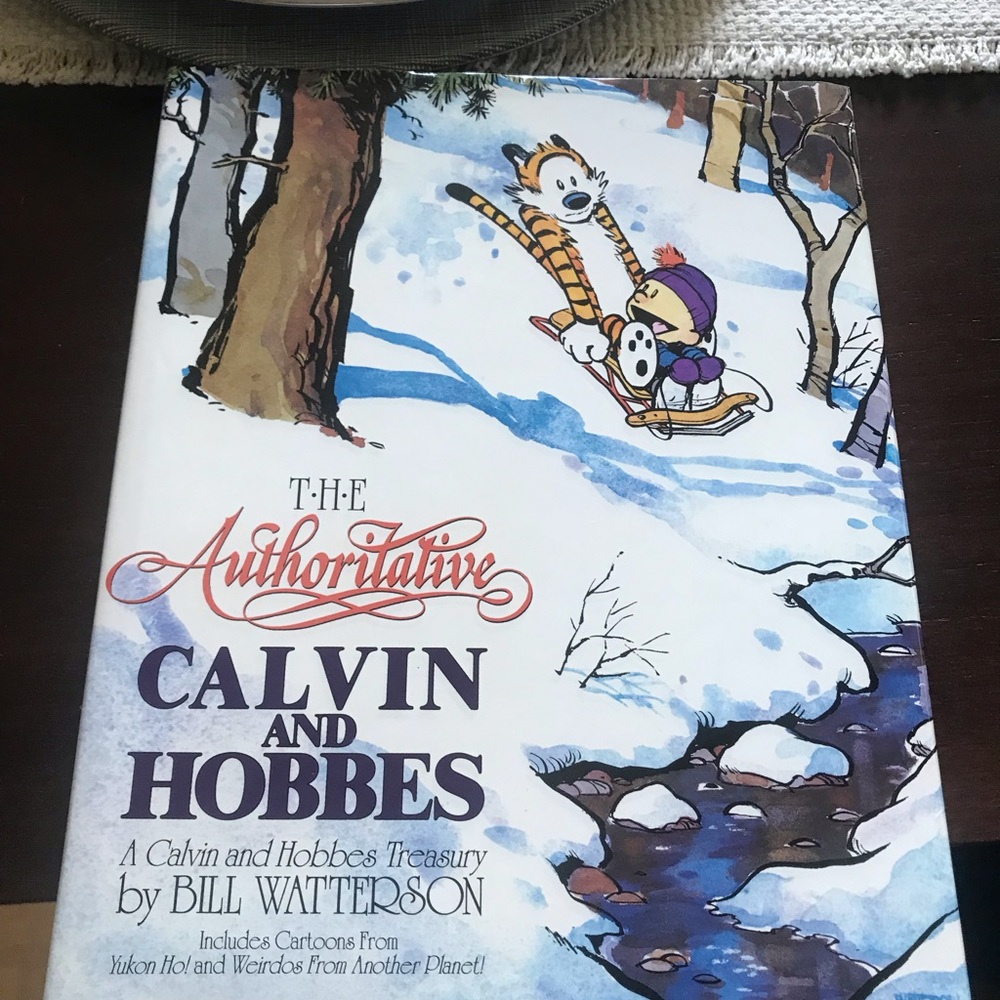 Calvin & Hobbs Hardcover Book.